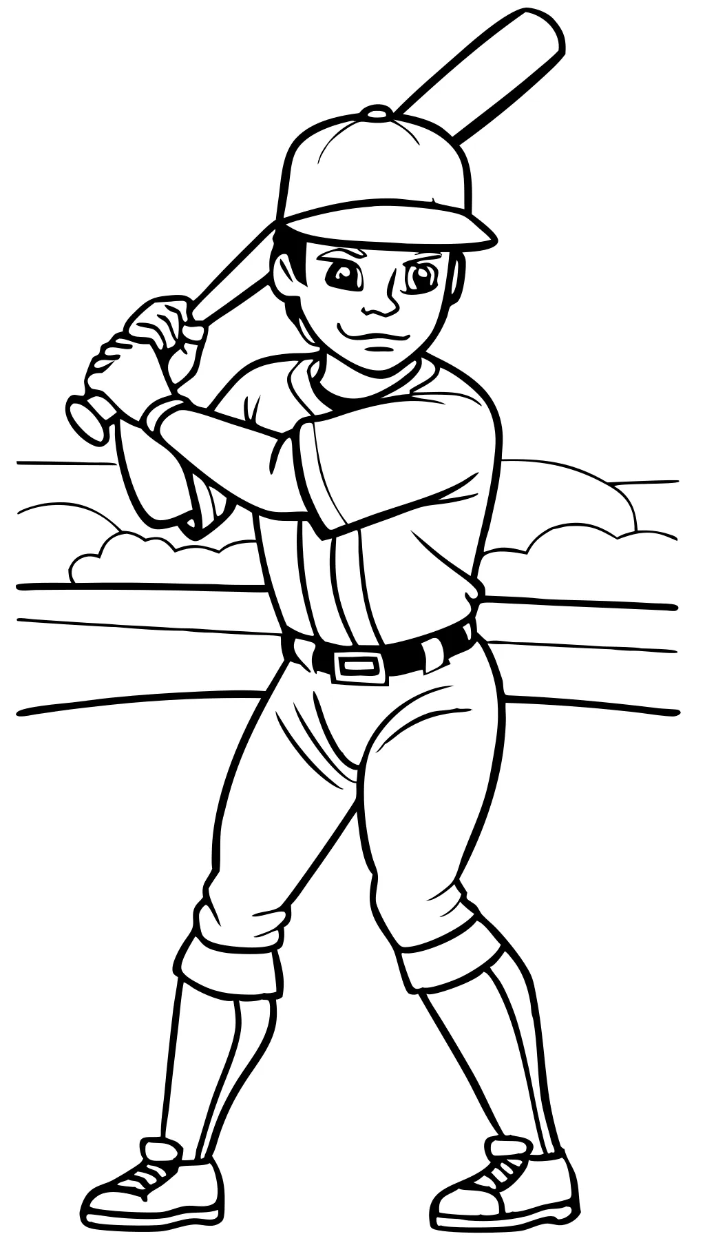 mlb baseball player coloring pages